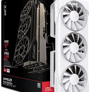 XFX Swift AMD Radeon RX 9070 XT 16GB White Triple Fan Gaming Edition