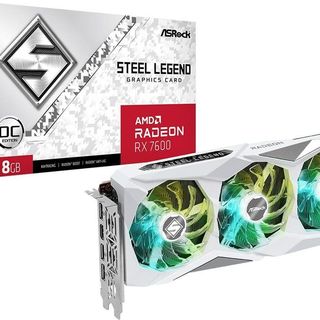 ASROCK Radeon RX 7600 Steel Legend OC 8GB GDDR6