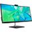 Acer Vero CB343CURD, QLED monitor - 34 - black/silver, WQHD, IPS, curved, USB-C