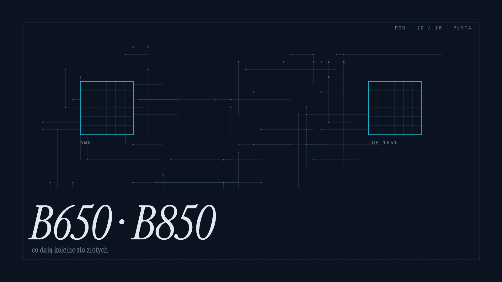 Płyta główna do Ryzena 9000 i Core Ultra: B650 czy B850, a u Intela B860